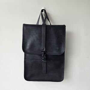 RAINS Black Backpack